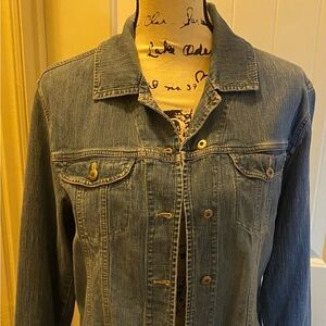 EUC Chico's Denim Jacket-Size 2 (12)